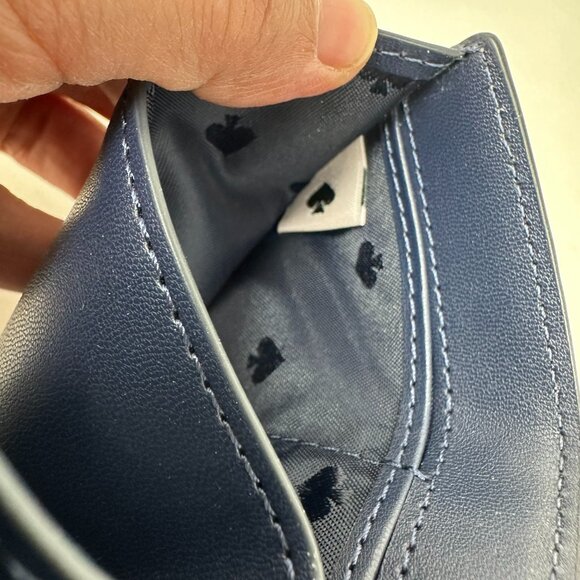 Kate Spade Cameron Lemon Zest Micro Tri Fold Wallet Several pockets - Picture 8 of 10